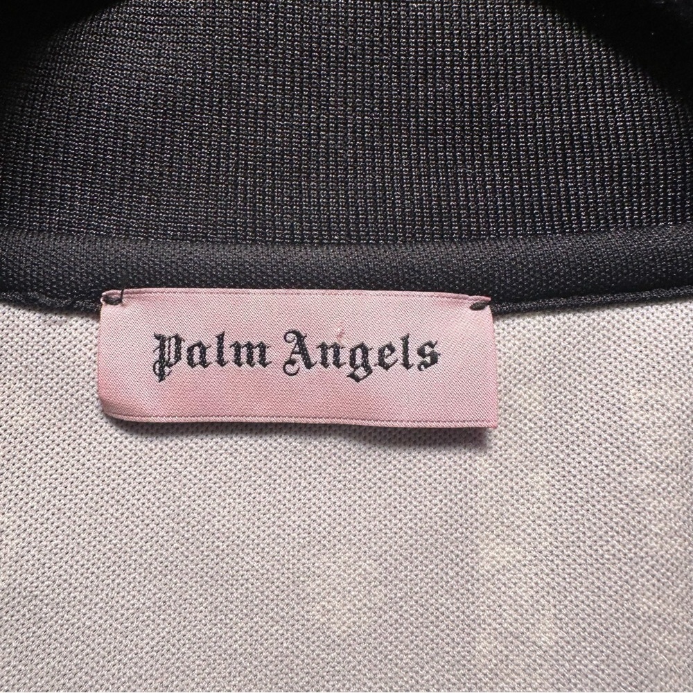 Palm Angels Bandana Track Jacket Zip Up Maroon & Red, Striped Sleeves XL Unisex - Picture 4 of 16